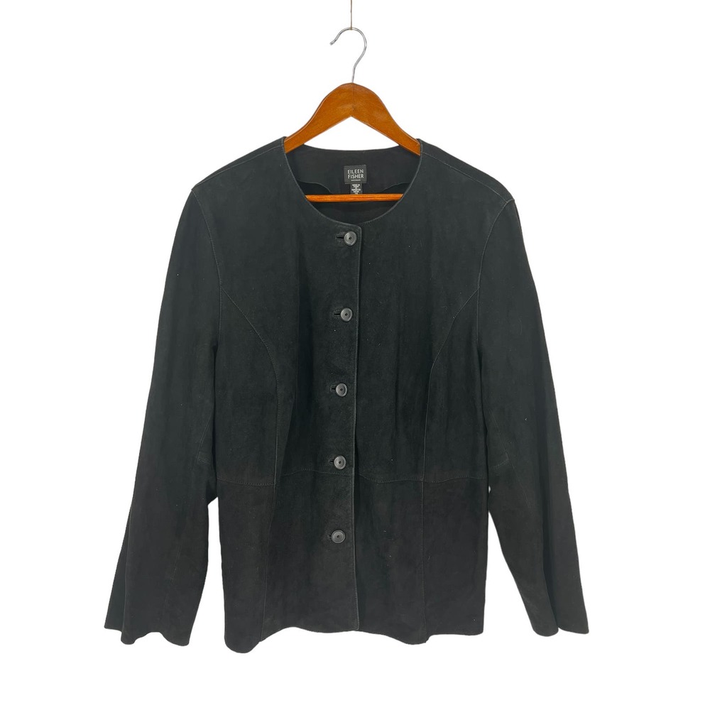 Eileen Fisher suede jacket - Picture 2 of 11